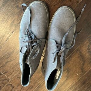 Toms Men's Gray Canvas Chukka Boots